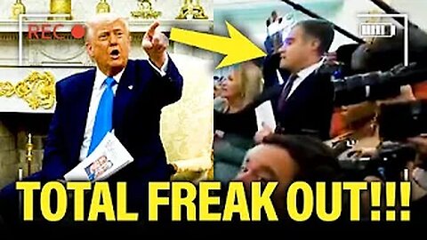 Trump FLIPS OUT in Oval Office… THREATENS Reporter