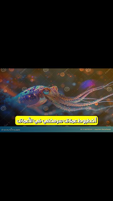 أخطبوط عملاق! سرٌّ مخفيٌّ في الأعماق #أخطبوط #محيط #أسرار