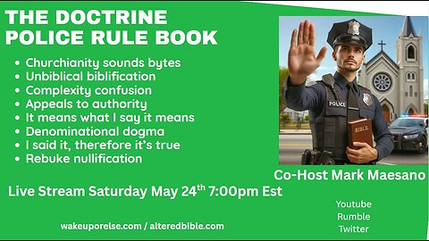 The doctrine police rule book