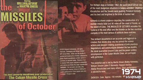 [1974] The Missiles of October (Cuban missile crisis Martin Sheen as RFK William Devane) nukes