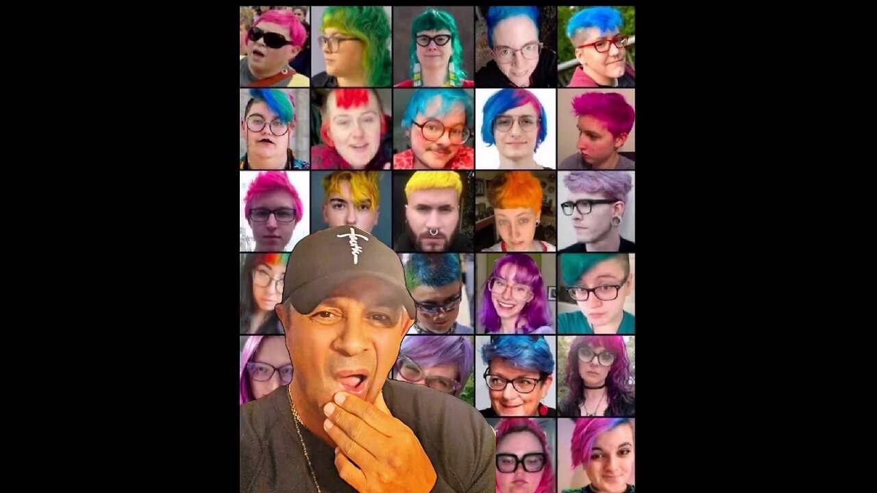 Why do liberals pain thier hair? Is it an expression statement?