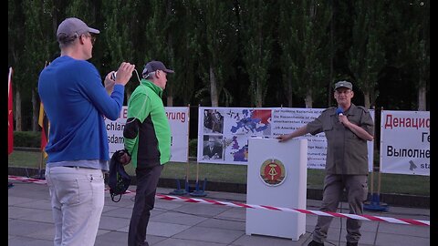 Martin Lejeune Interview mit Rüdiger Hoffmann am Tag des Sieges Berlin-Treptow 9. Mai 2025