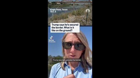 NBC News just went to the border and the reporter was shocked at how much things have changed