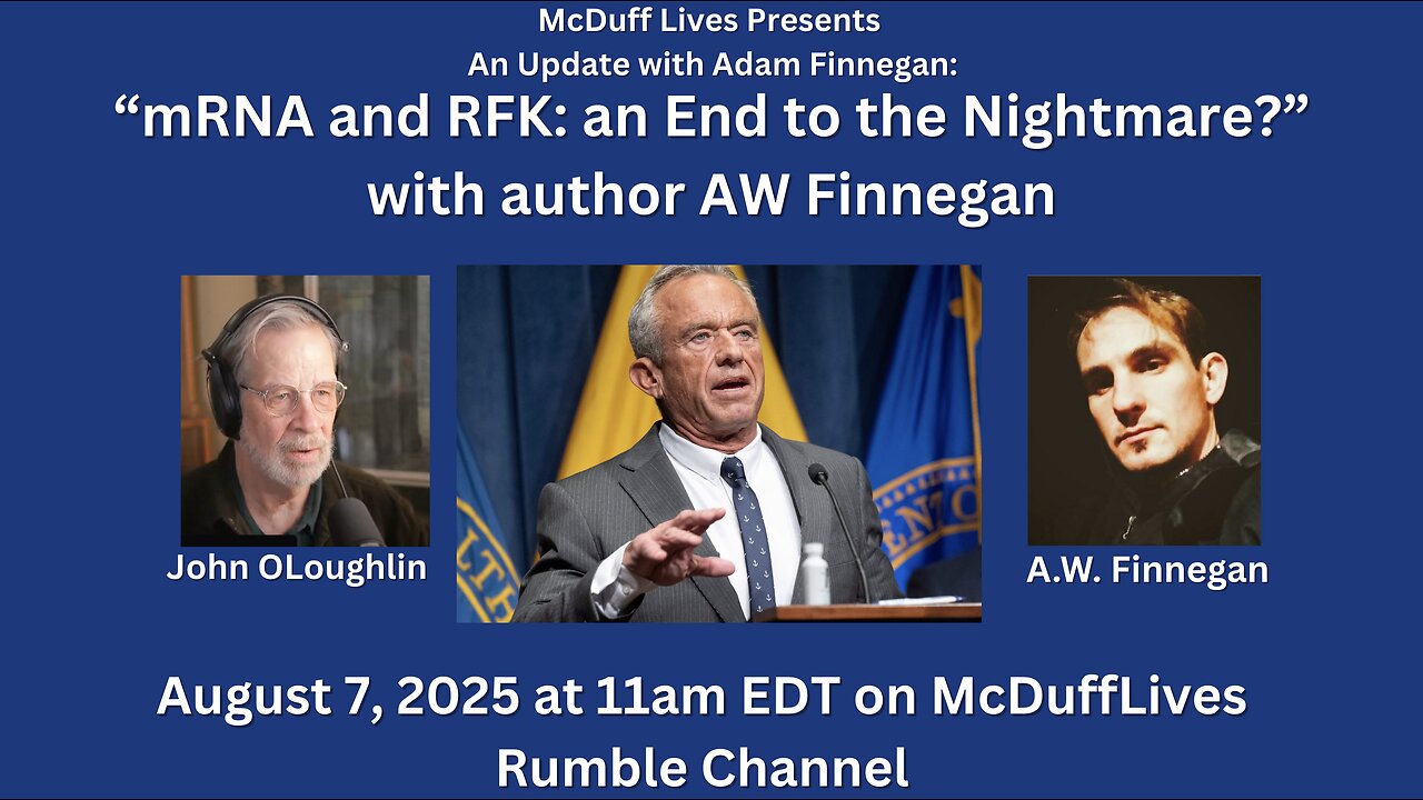 Live with A.W. Finnegan, August 7, 2025