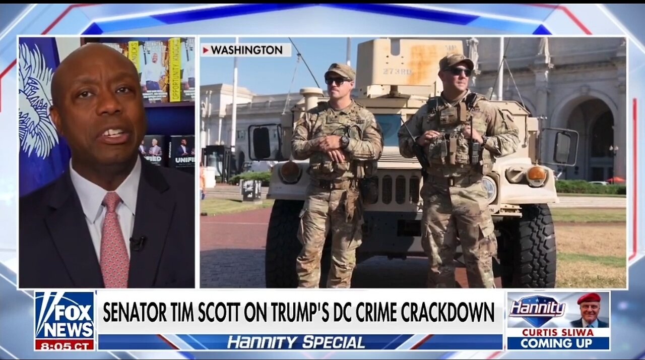 Sen Tim Scott to Trump: Thank You For Delivering Safety to DC
