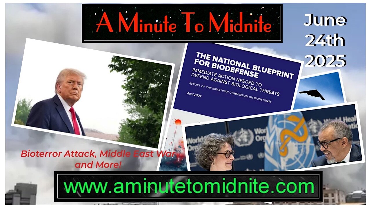Bio-terror Attack Warning, Middle East War and More!