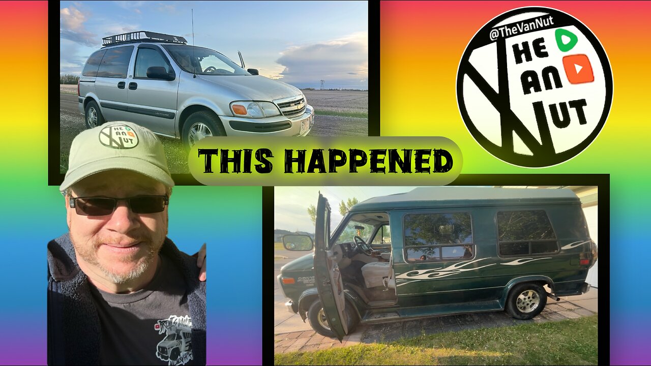 Van Tour 1994 Chevy G20 StarCraft. This Happened. Older but an Upgrade. Standing Room