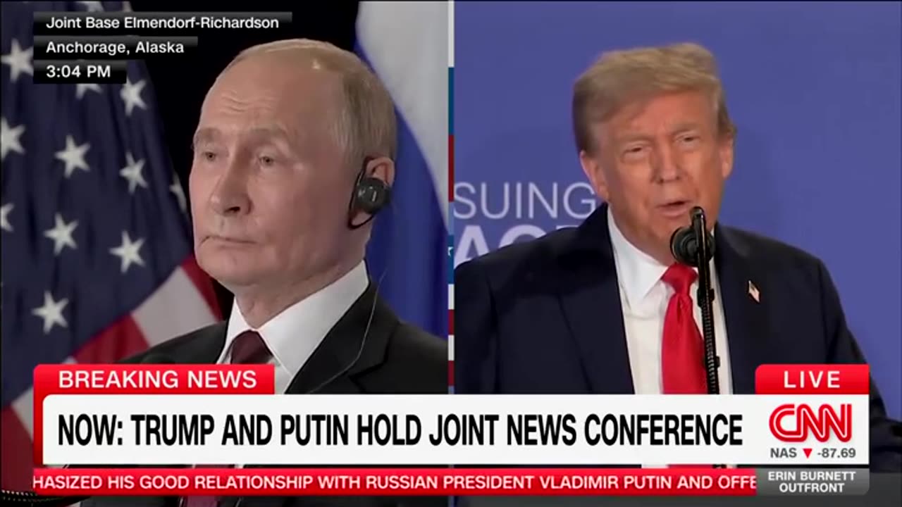 Trump And Putin Hold Joint Press Conference After Big Alaska Summit