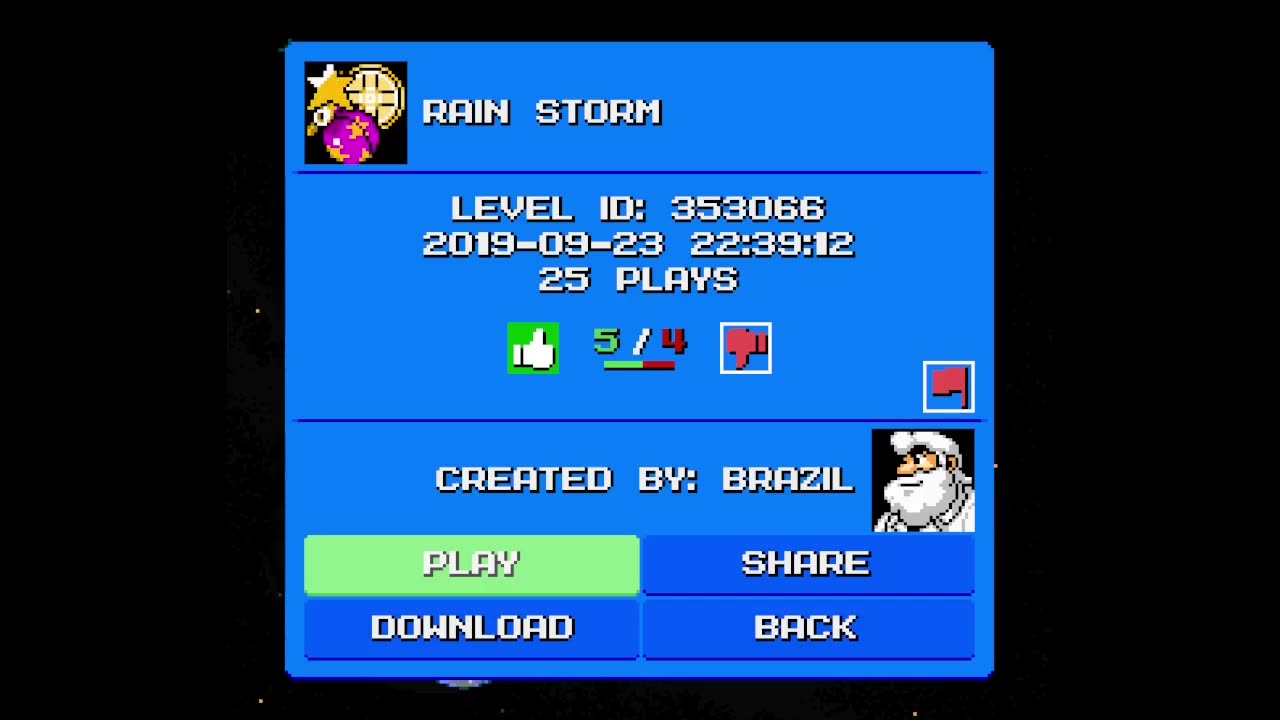 Mega Man Maker Level Highlight: "Rain Storm" by Brazil