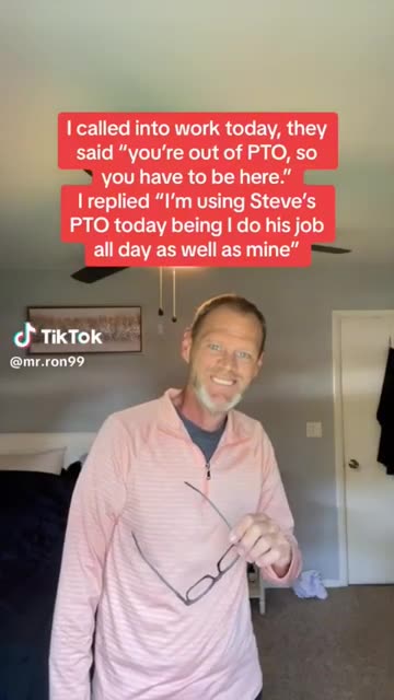 When you used all your PTO at work