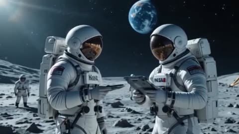 Futuristic Lunar Transport System