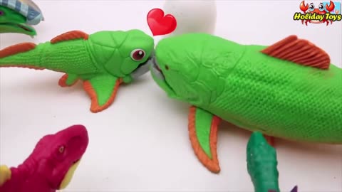 Green Truck Delivers Brontosaurus from the Beach