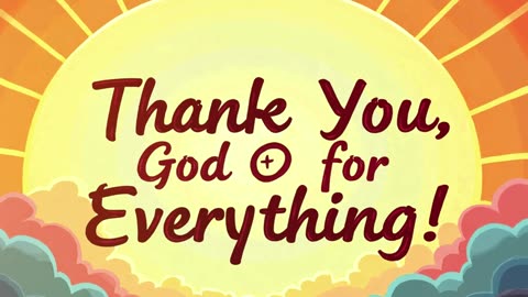 Thank You, God, for Everything! 🌞 | Kids Worship Song on Gratitude | Little Lamb Studios
