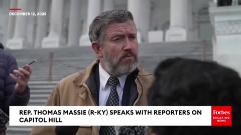 Thomas Massie: 'It's A Crime' If The DOJ Does Not Release The Epstein Files