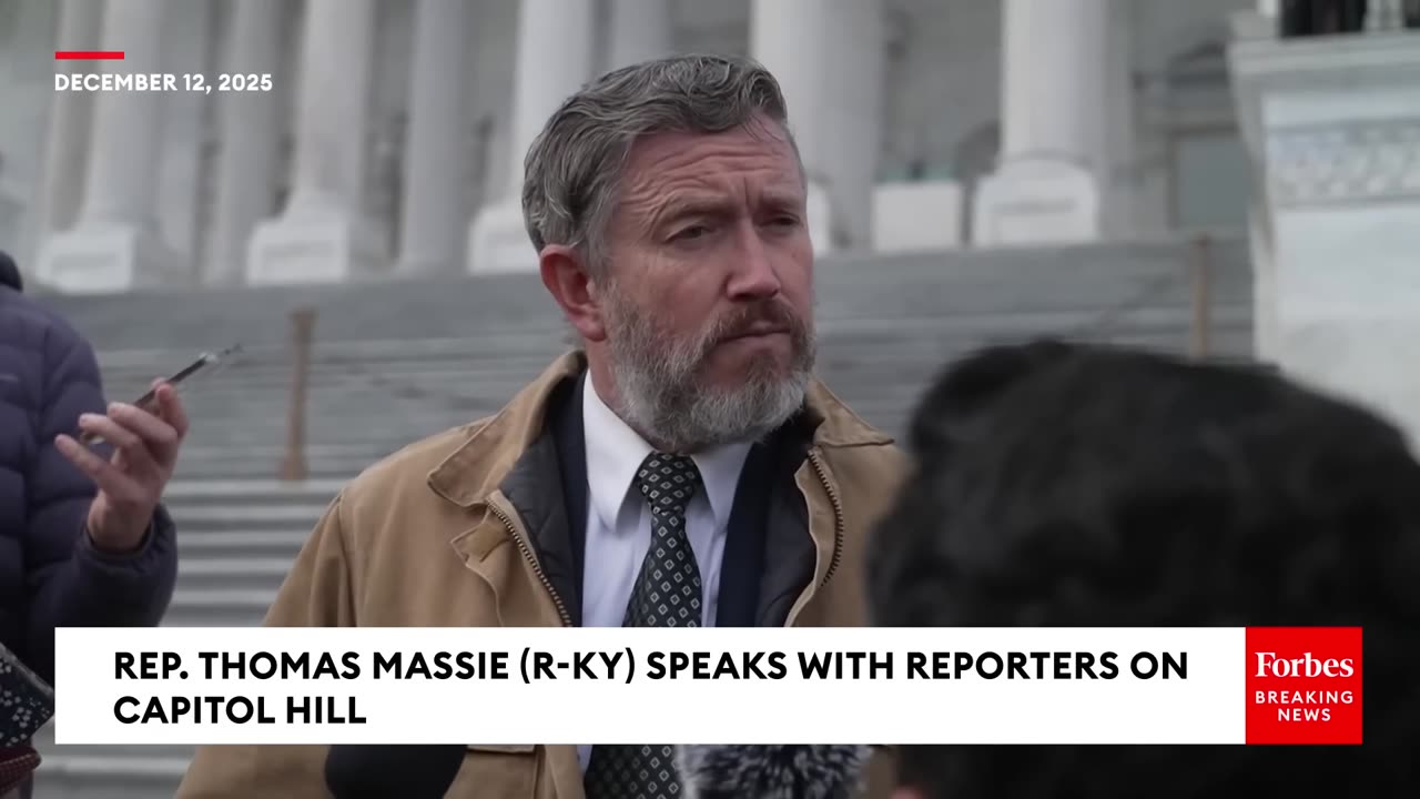 Thomas Massie: 'It's A Crime' If The DOJ Does Not Release The Epstein Files