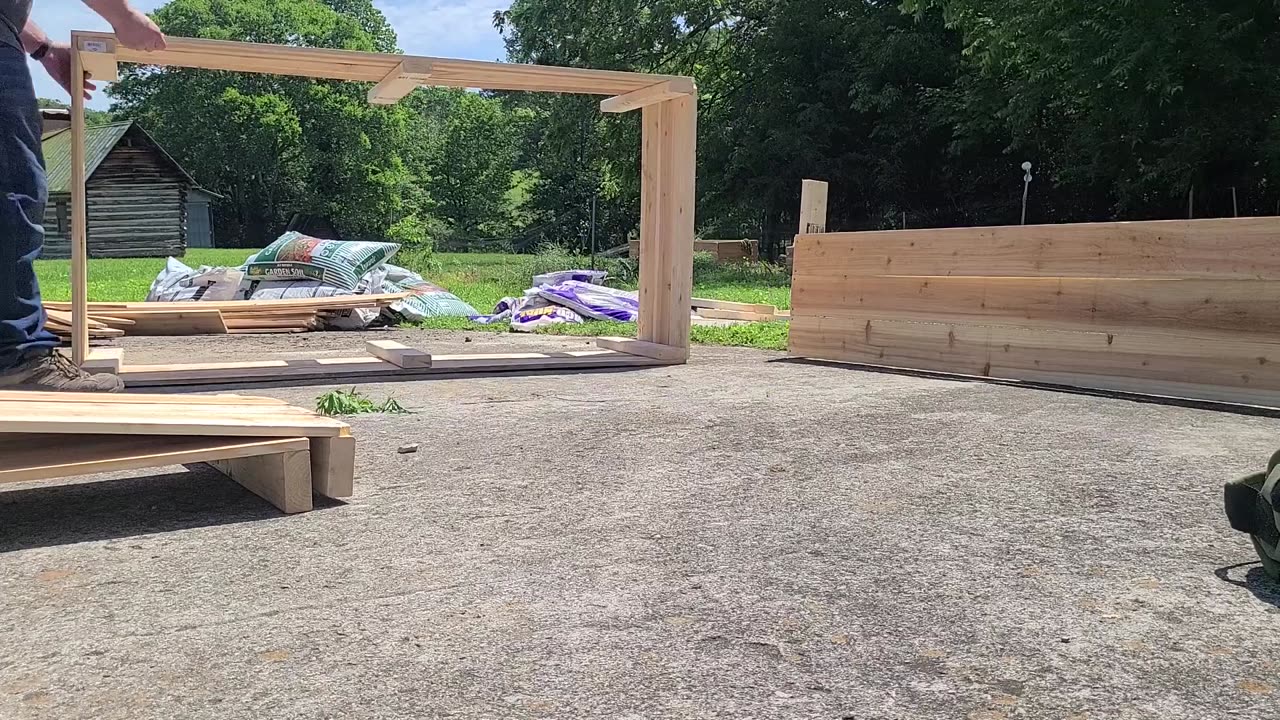Garden: Building Cedar Fence Picket Raised Beds