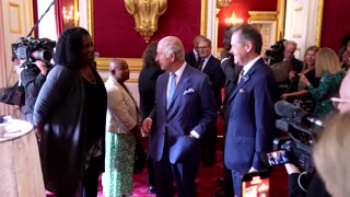 King Charles discusses youth opportunities with Starmer, Idris Elba