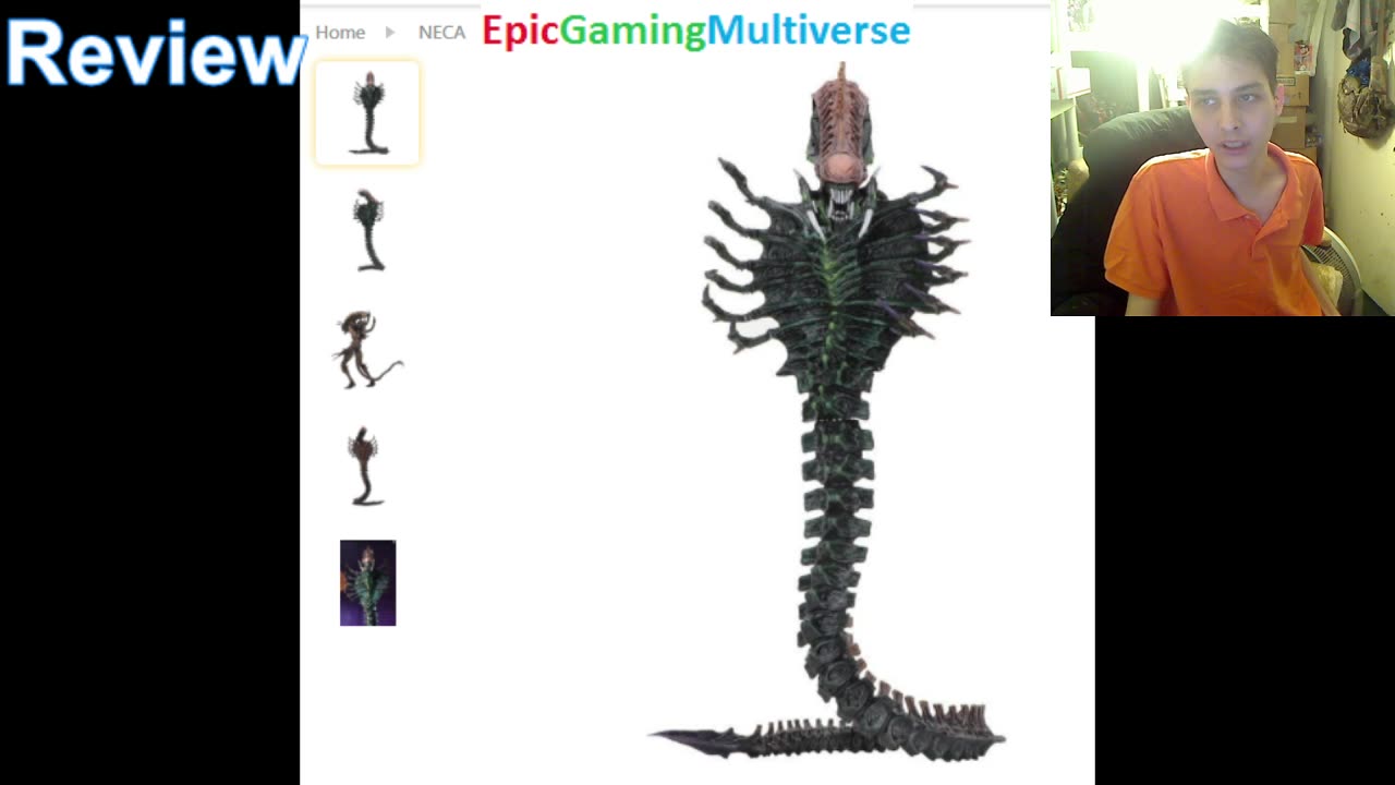 Review Of The Aliens Snake Alien Action Figure