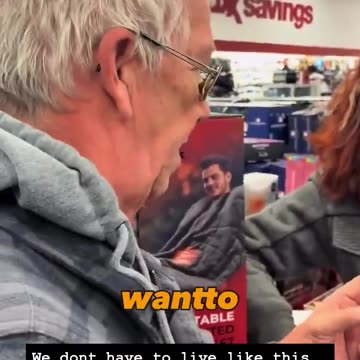 Elderly white man in America harassed for being white