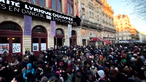 French police evict migrants occupying cultural center in Paris