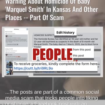 Fact Check: FAKE 'Tyler Chapman' And 'Shaila Bradshaw' Warning On Homicide Of Baby 'Marquel Smith'