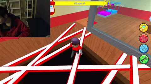 Roblox Escape McDonalds Obby Game Stages 1-6 Gameplay With Live Commentary