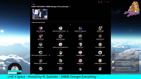 X Space LIVE ~ Hosted by M. Gadsden ~ OBBB Changes the Landscape