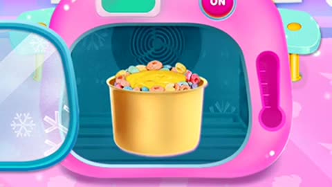 Unicorn Cooking: Fruity Pebbles Ice Cream Bowl