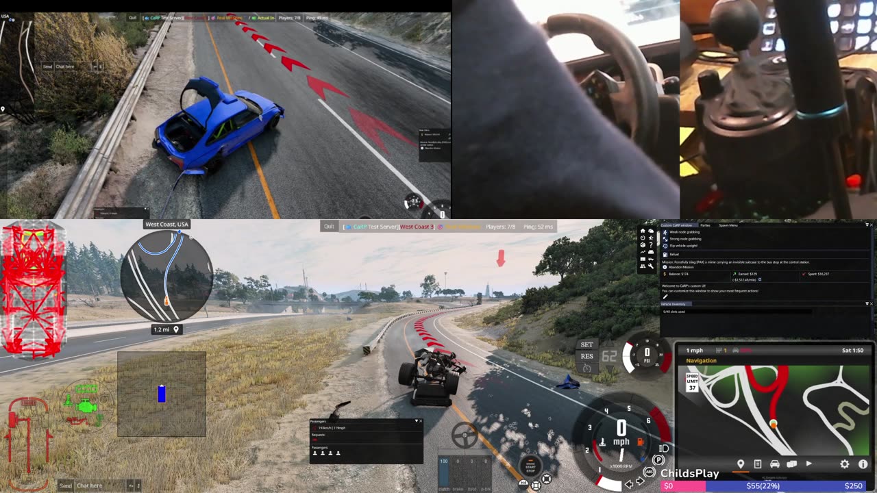 West Coast 3 Carp with a Tater | #Beamng #G923