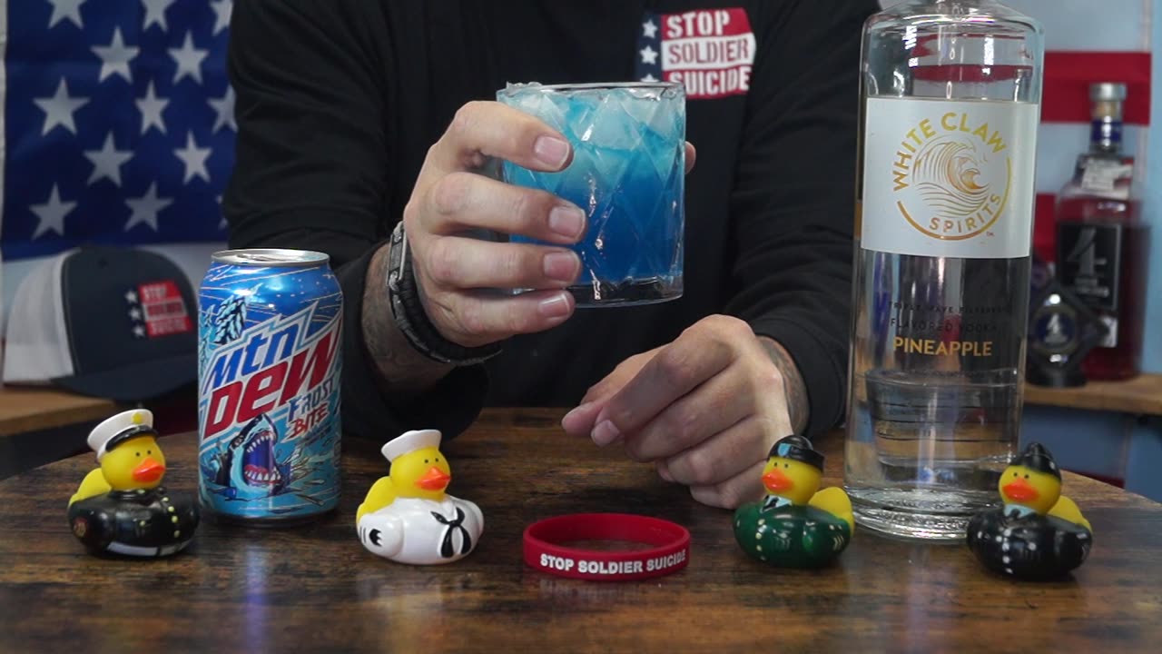 John Bruce - White Claw Pineapple Vodka & Mtn Dew Frost Bite