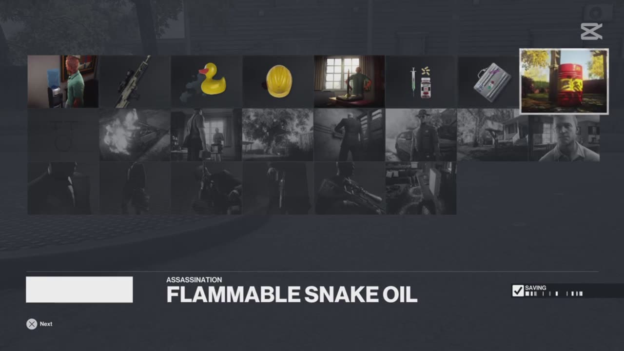Hitman 3- Flammable Snake Oil (Challenge)