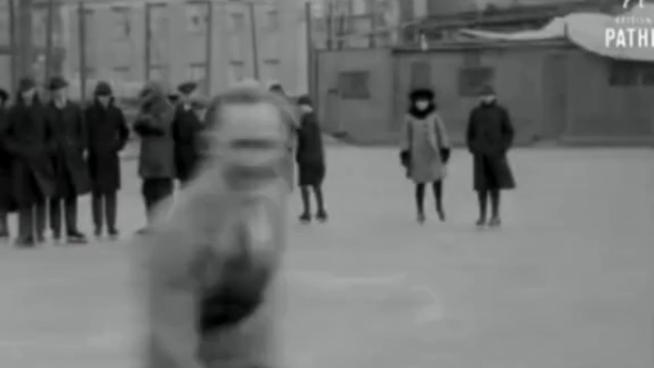 Ice Skating in 1920 – A Glimpse into the Past ⛸️🕰️