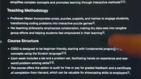 Youtube course summarize