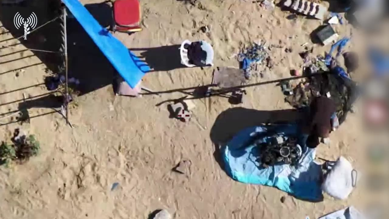 The IDF says it carried out a strike on a site in the northern Gaza Strip which was being