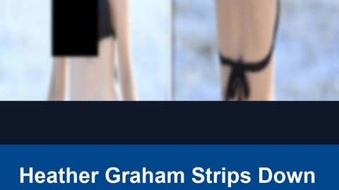 Heather Graham Strips Down to Tiny Black Bikini on Italian Vacation
