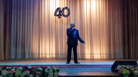 Oleg Antoniiciuc la Sărbătorirea a 40 de ani de la deschiderea Casei raionale de cultură 28/29