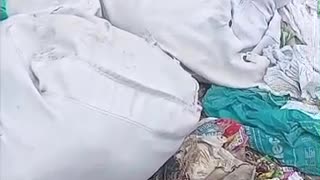 Used hospital items dumped in residential area in Nyanga