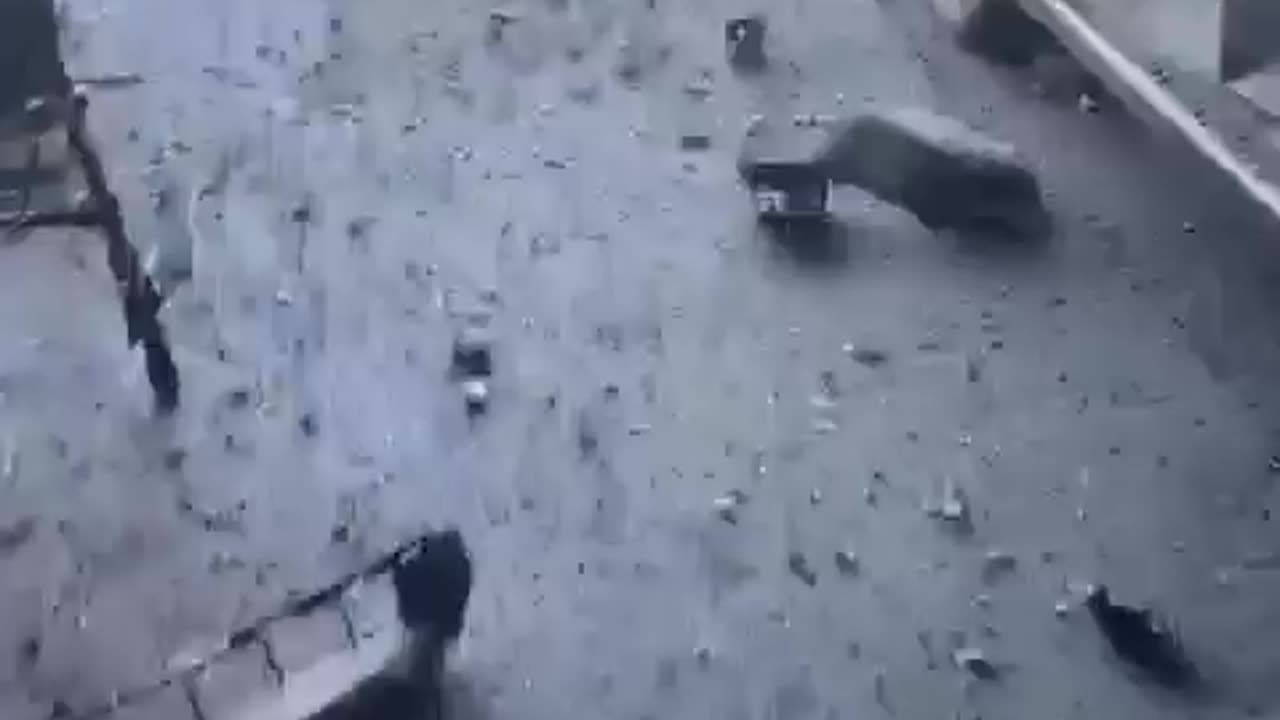 🚨The extensive destruction at the scene in Haifa following the missile strike launched from Iran.