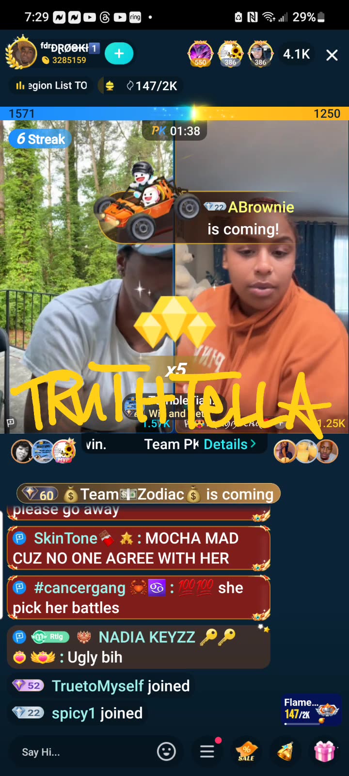 DROSKI CHECKS TASTYMOCHA ABOUT HIS WIFE 21BADBITCH
