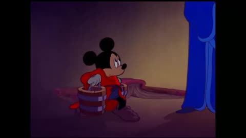 Fantasia - Mickey Spanked by a Broom