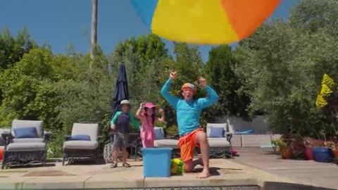 Blippi Learns Pool Safety Rules! Educational Summer Videos for Kids