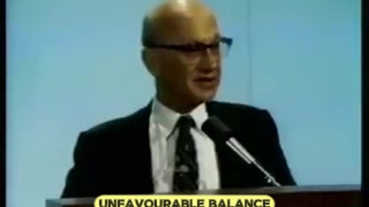 Milton Friedman on Trade Balance and Tariffs