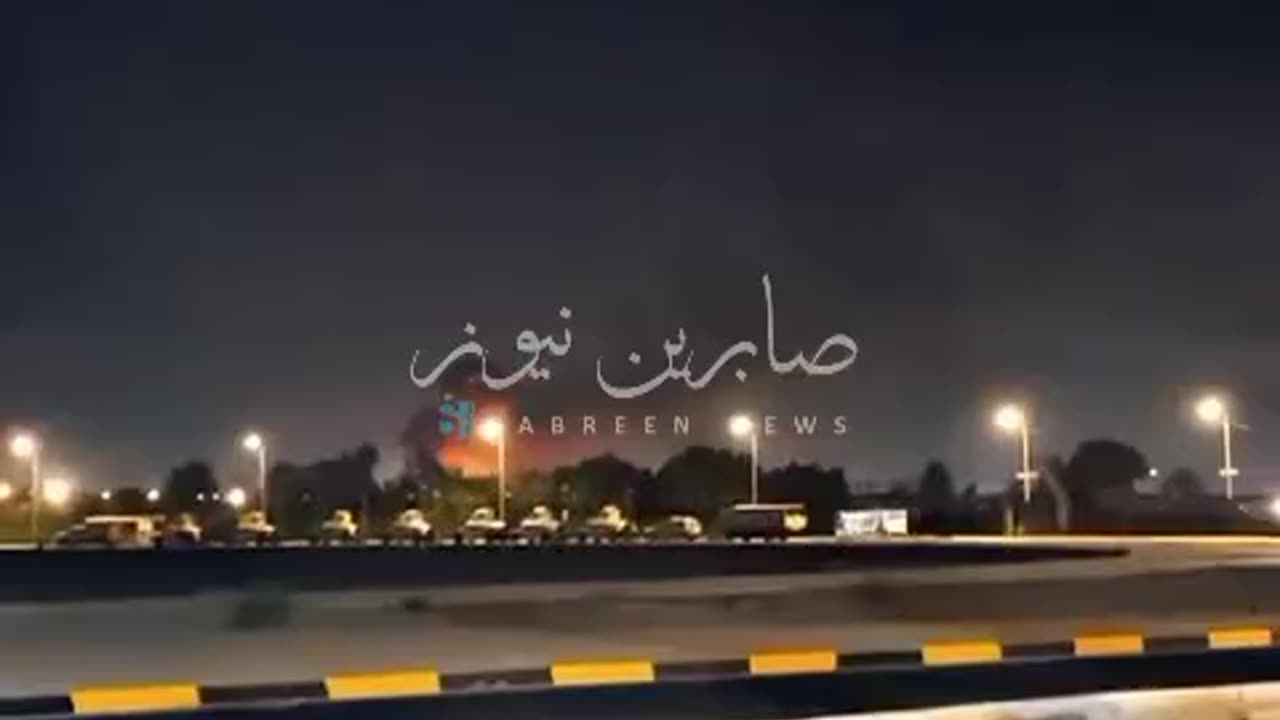 Explosion at the US Base Camp Taji, Iraq