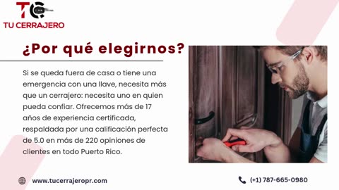 Su cerrajero de confianza en Puerto Rico - Tu Cerrajero PR