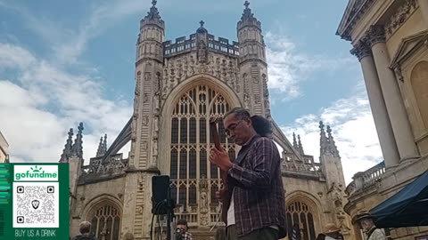 Jazz Nano Street Edition: Busking in Bath, England: 2025 Tour in UK
