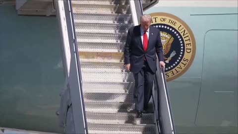 Trump has touched down in Palm Beach, Florida, confirming he’ll be holding economic