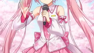 Sakura Miku, a pink-themed variant