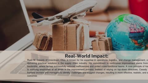 Ryan M Casady Uniontown Ohio: Pioneering Growth Through Logistics Strategy