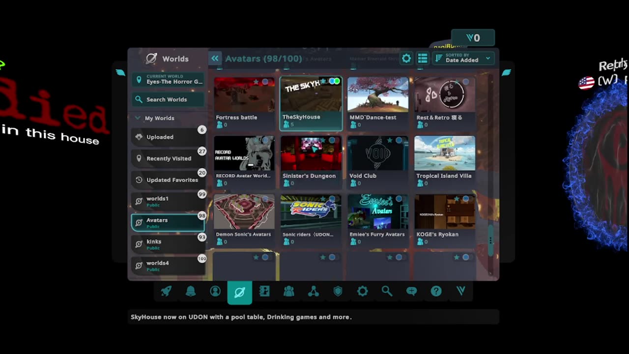 VRCHAT Horror & chilling out