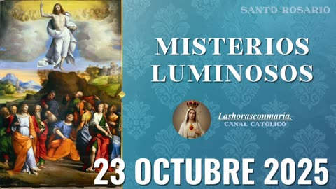 🔴REZO DEL SANTO ROSARIO 🎬🎙-VIDEO/PODCAST- "MISTERIOS LUMINOSOS". 23/10/2025 JUEVES
